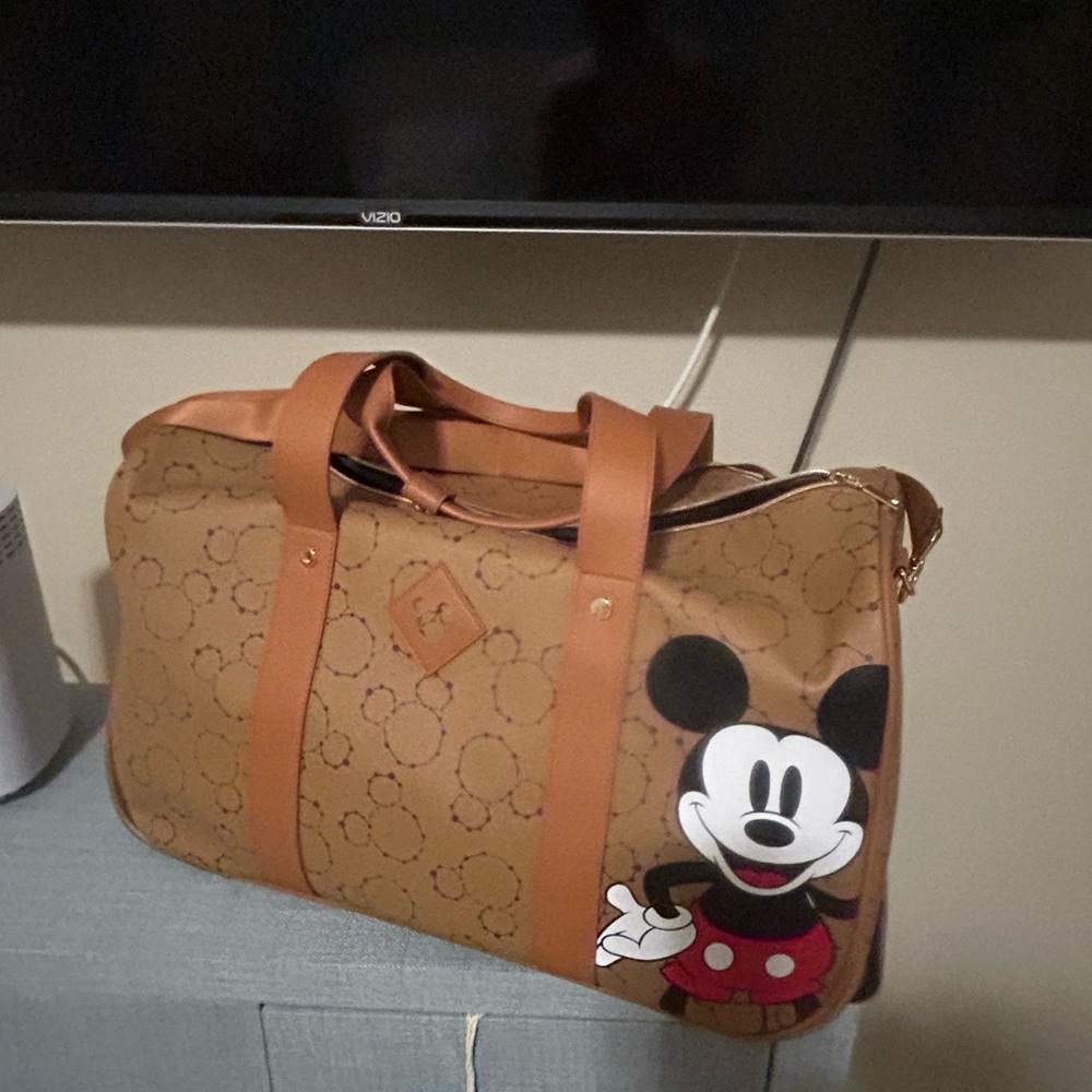 NWT RARE Disney x Bioworld 3-Way Convertible Duffle/Rolling ✈️ Carry-On Suitcase
